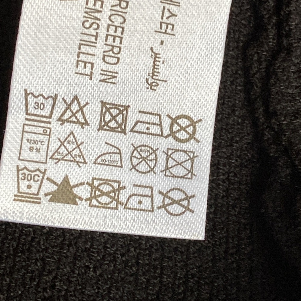 NWT. Zara Black Viscose Blend Knit Sleeveless Midi Dress. Size S. - Picture 8 of 8